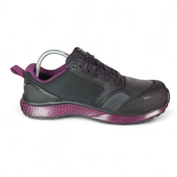 Timberland PRO Reaxion Low Composite Work Shoes Black / Purple A8001 Women's 9.5 - Picture 7 of 11
